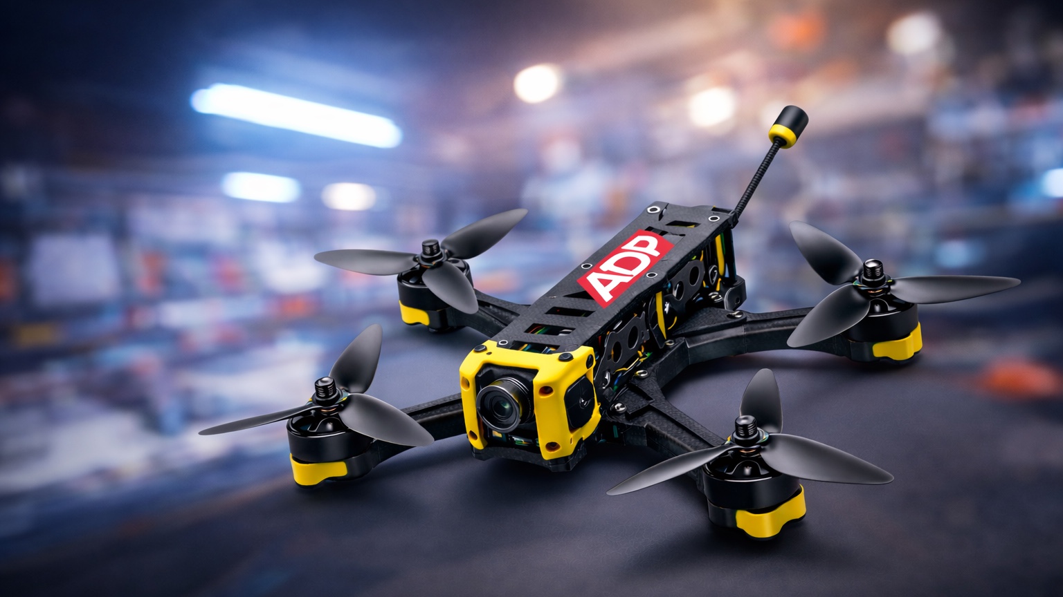 ADP drone prototype in a field environment